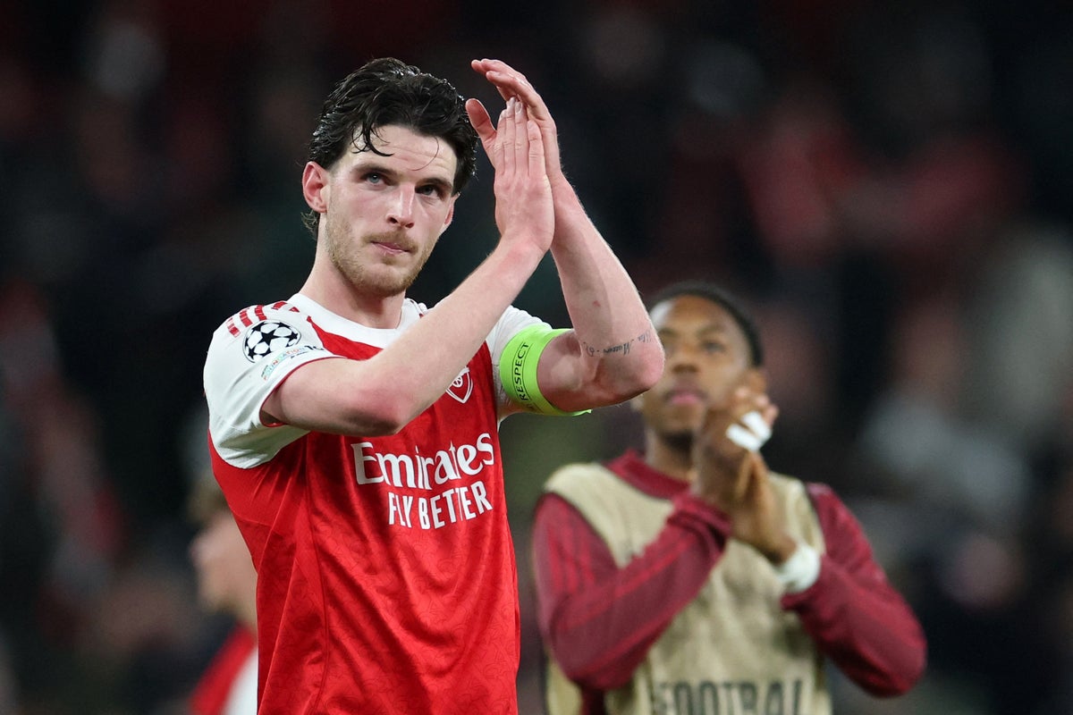 ‘Who cares what people think?’: Declan Rice delighted with Arsenal’s Champions League progress