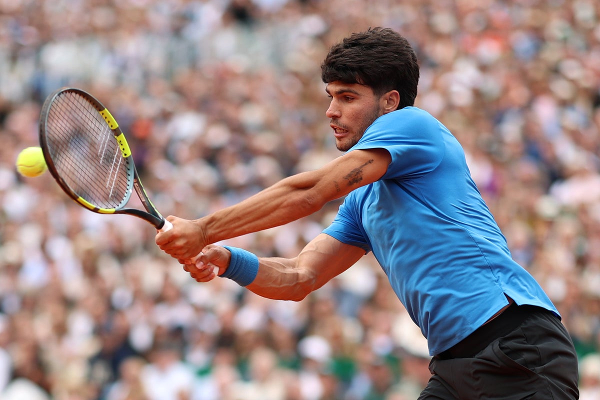 Carlos Alcaraz awaiting test results for wrist injury with French Open title defence at risk