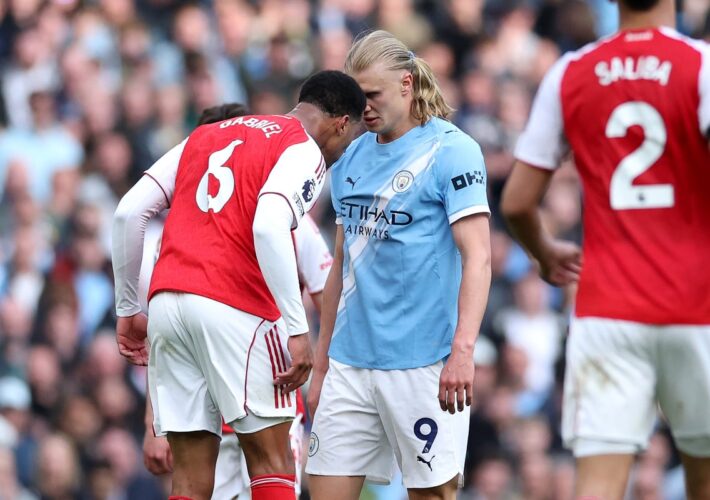 Man City v Arsenal: Did Haaland just save Gabriel from a red card? Was this the moment the Gunners lost the title?