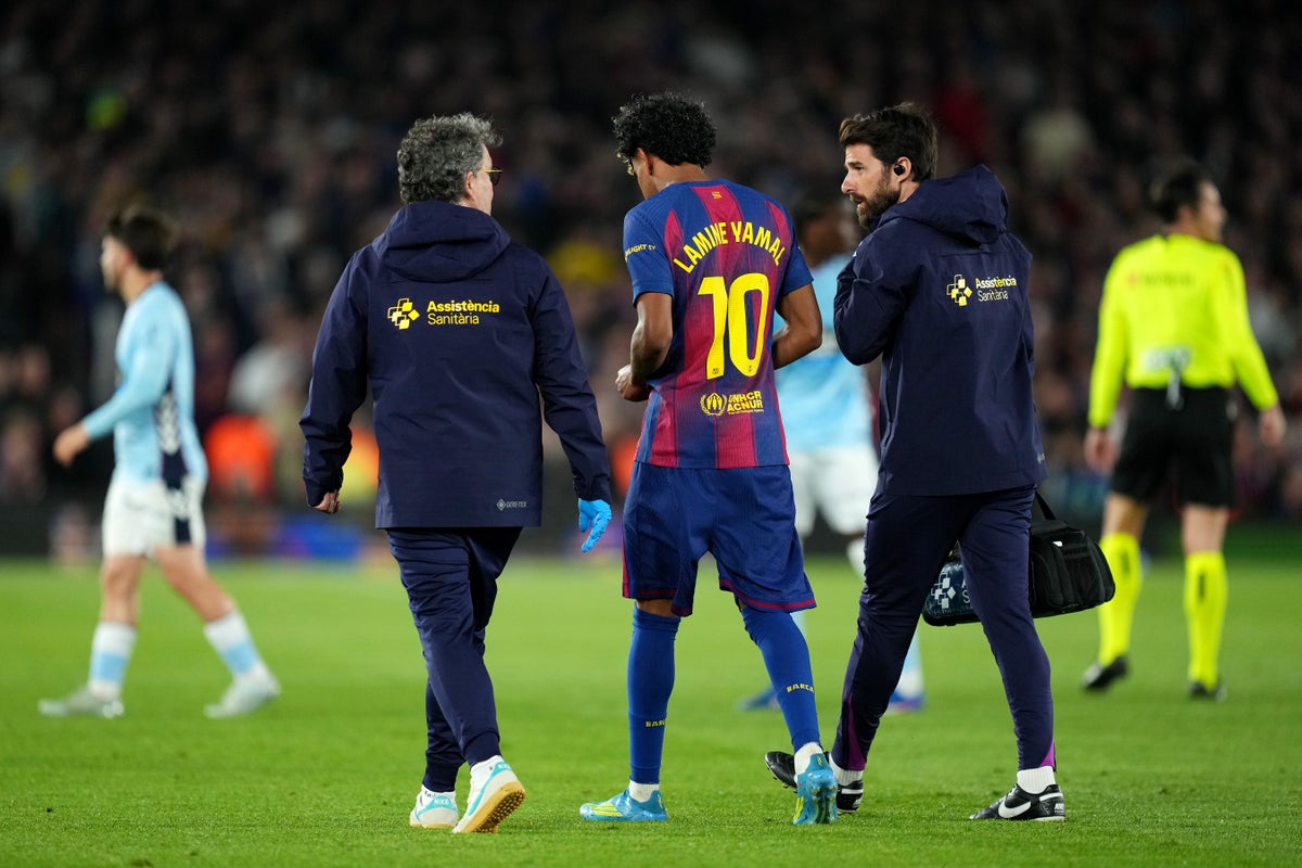 Lamine Yamal forced off after scoring winner for Barcelona to spark World Cup injury fears