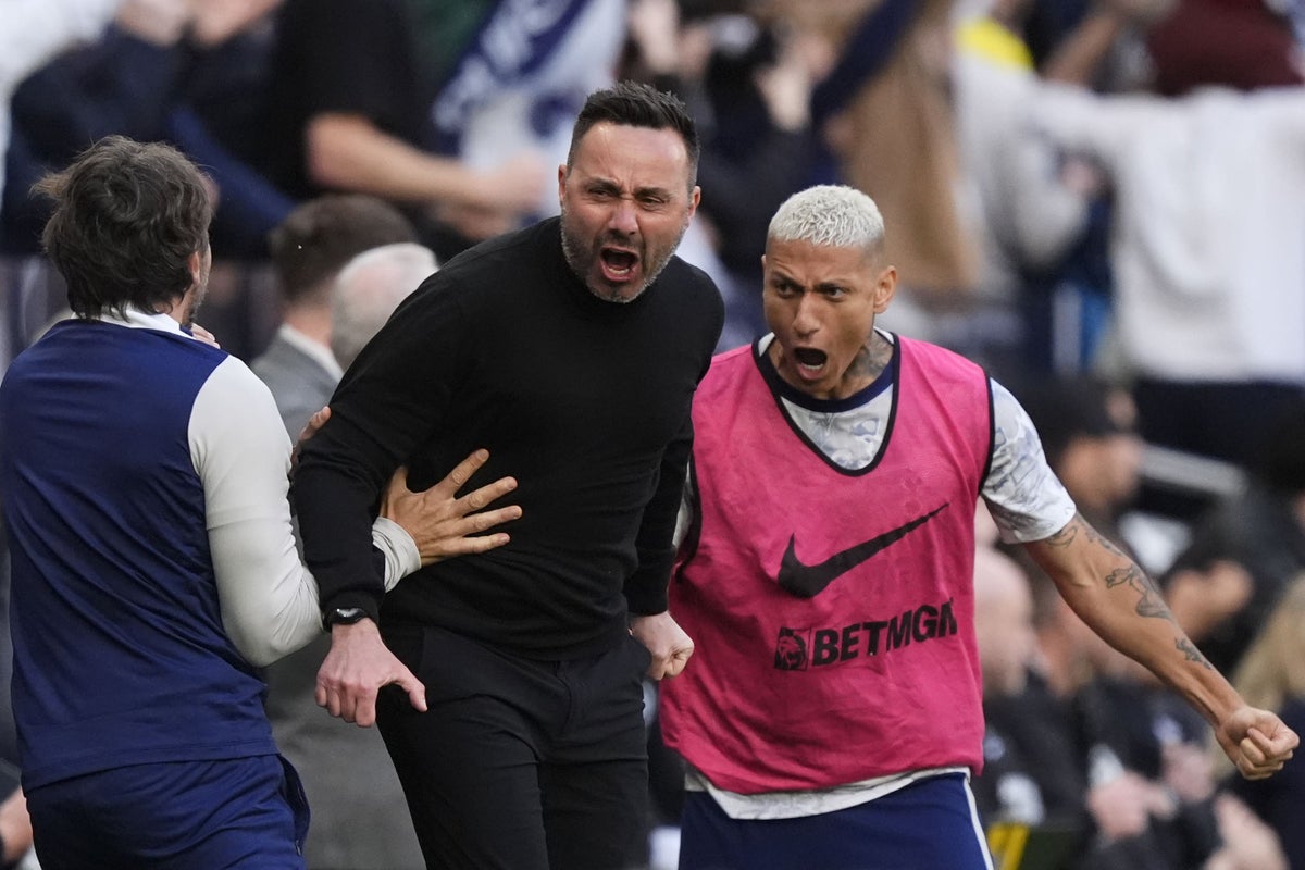 One win can change everything for ‘suffering’ Tottenham – Roberto De Zerbi