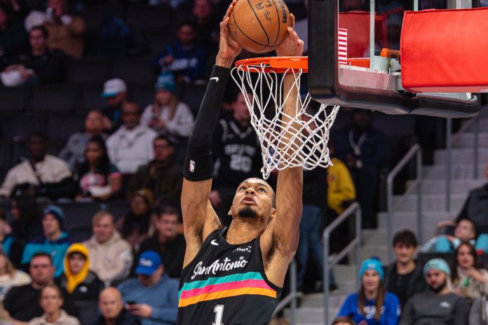 Wembanyama’s playoff debut leads Spurs dominate Blazers 111-98