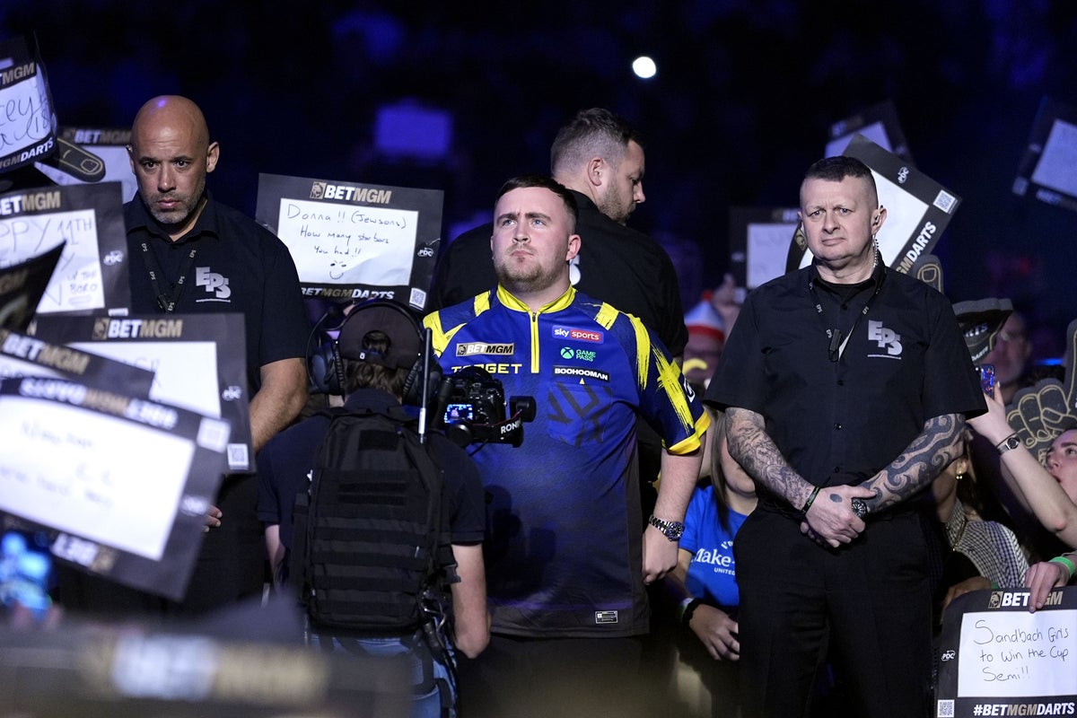 Luke Littler ignores Liverpool boos to thrash Luke Humphries in Premier League