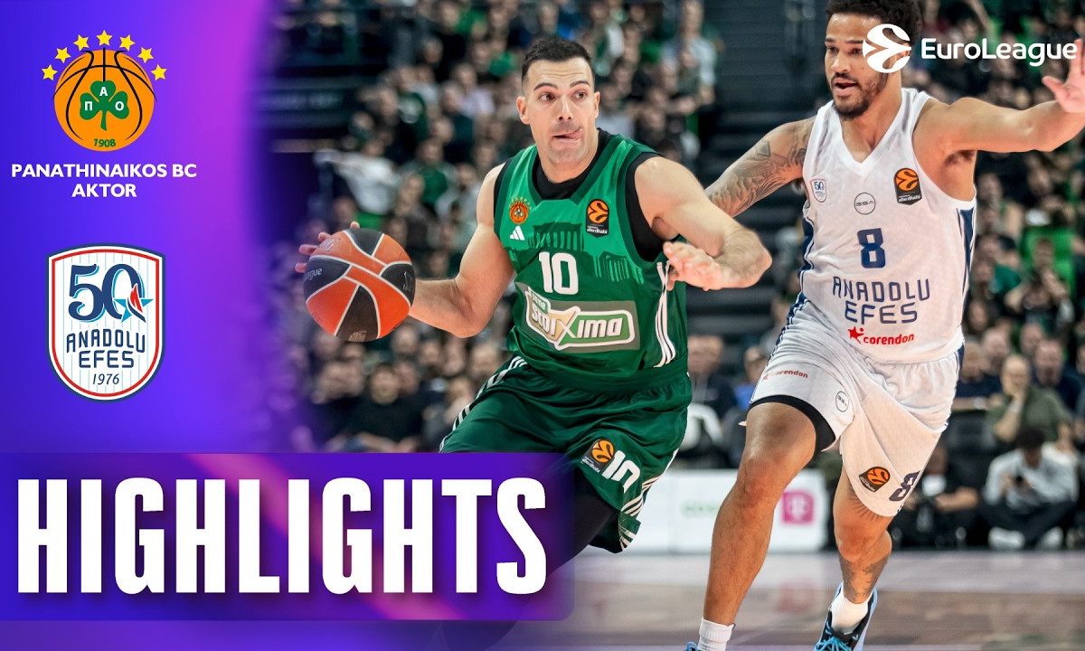 Panathinaikos crushes Anadolu Efes to lock No. 7 seed