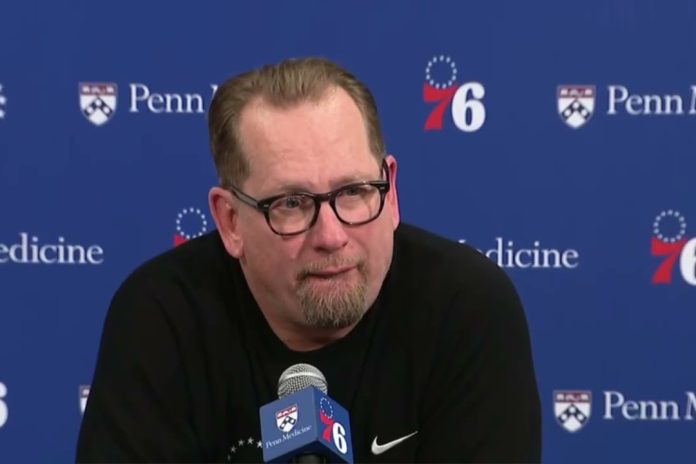 Nick Nurse calls 76ers’ Game 1 performance ‘absolutely unacceptable’