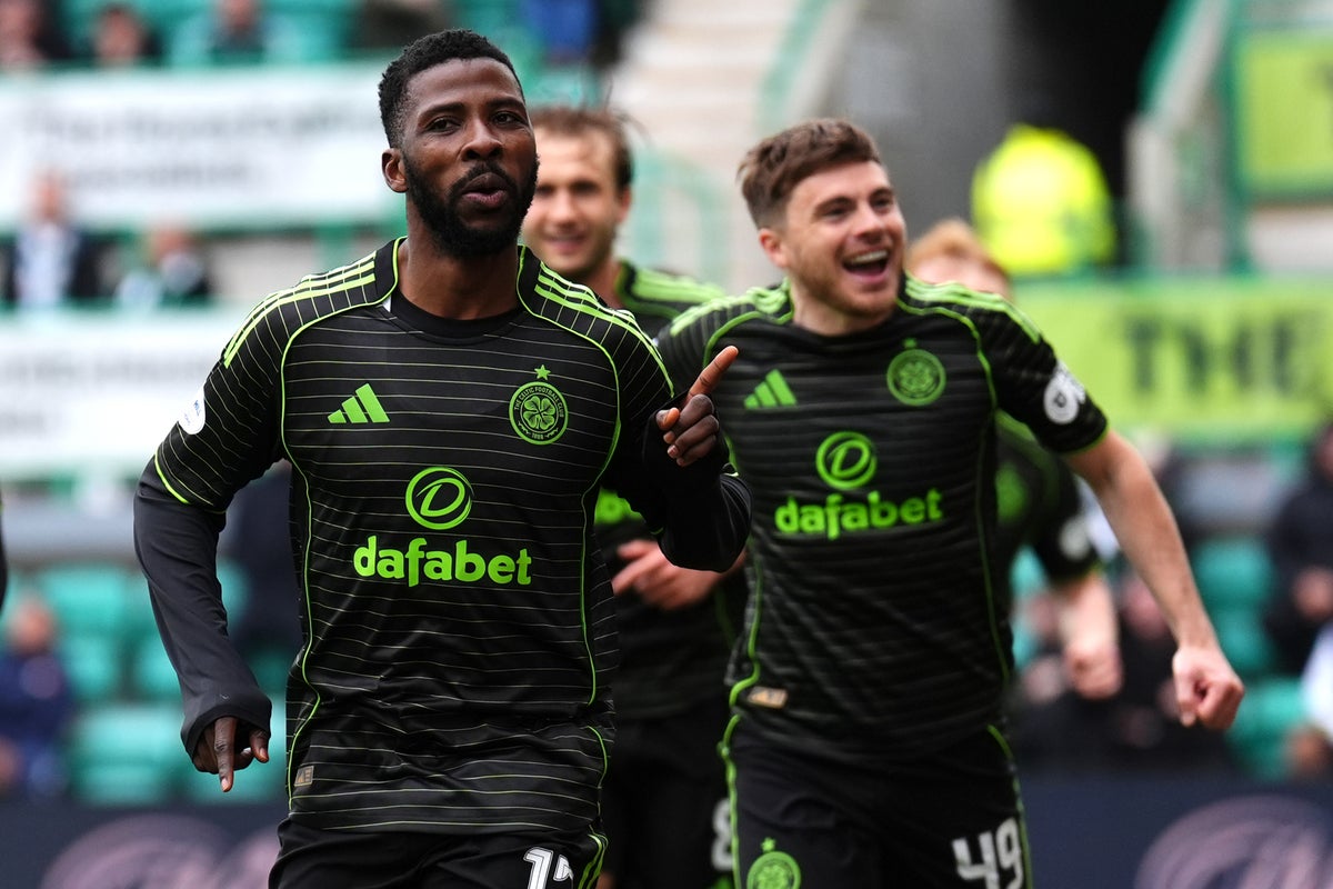 Kelechi Iheanacho keeps Celtic in title chase with victory over 10-man Hibs
