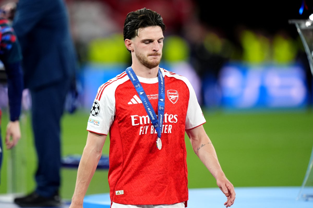 Declan Rice says ‘cruel’ and ‘devastating’ Champions League loss will not define Arsenal