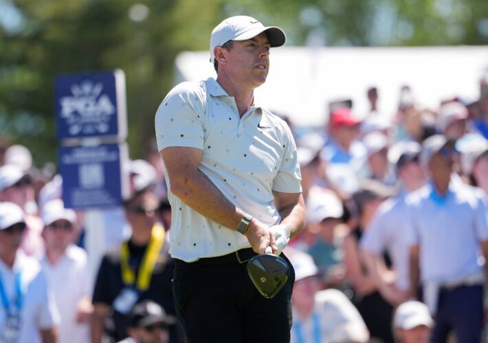 Rory McIlroy in the hunt as Alex Smalley takes control at US PGA Championship