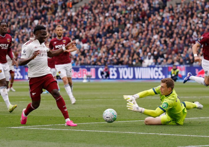 West Ham goalkeeper baffled by disallowed goal against Arsenal as he blasts VAR