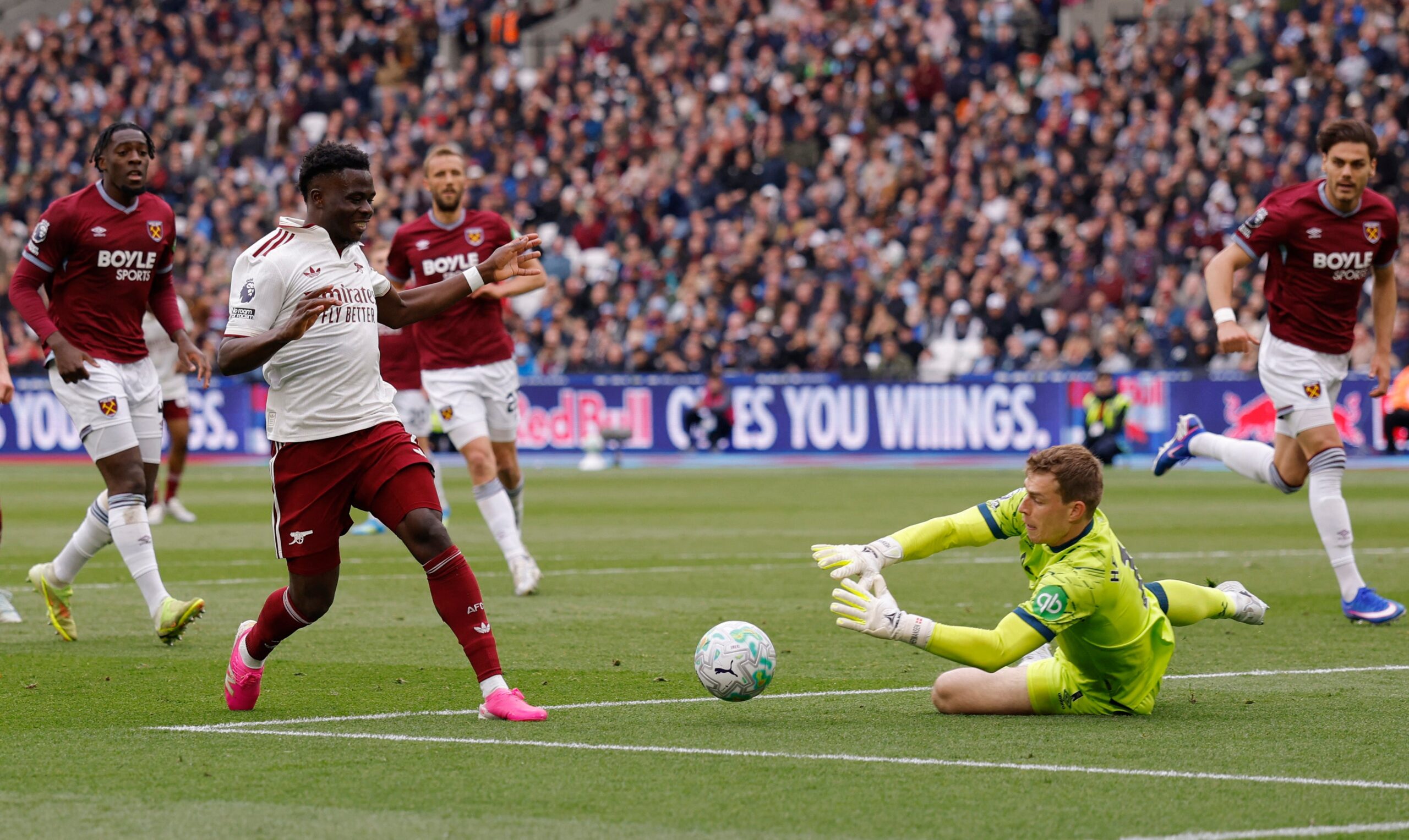 West Ham goalkeeper baffled by disallowed goal against Arsenal as he blasts VAR