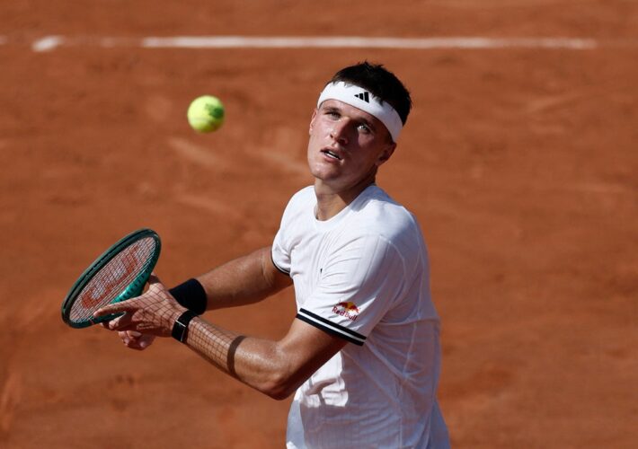 Jakub Mensik leaves court in wheelchair after gruelling five-set French Open victory