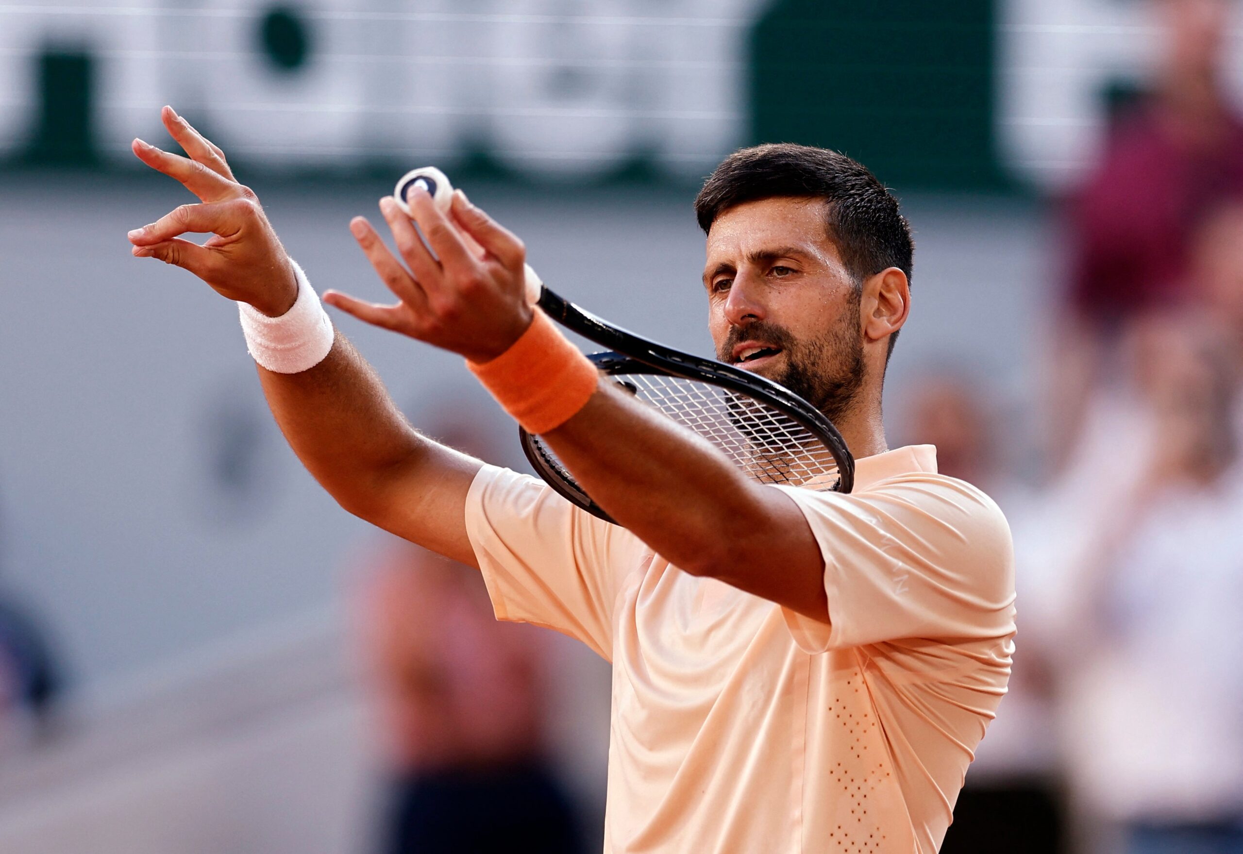 ‘Relieved’ Djokovic battles past heat and spirited Royer to reach French Open third round – live reaction