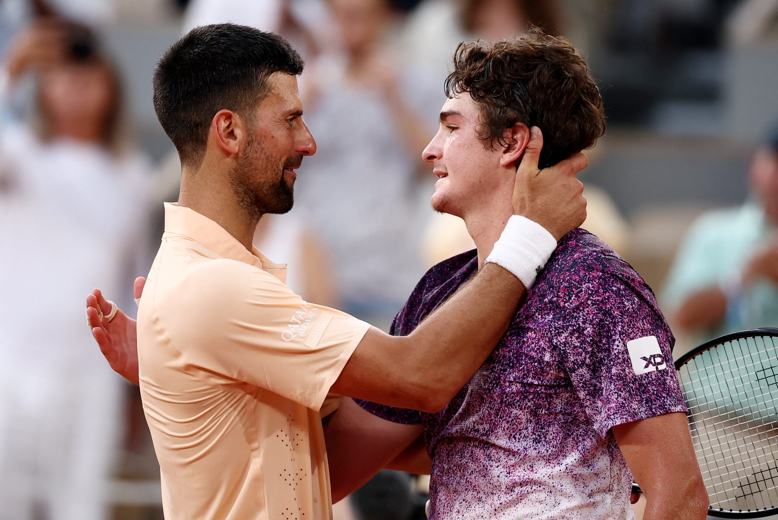 Novak Djokovic responds to French Open collapse as Joao Fonseca claims upset – live reaction