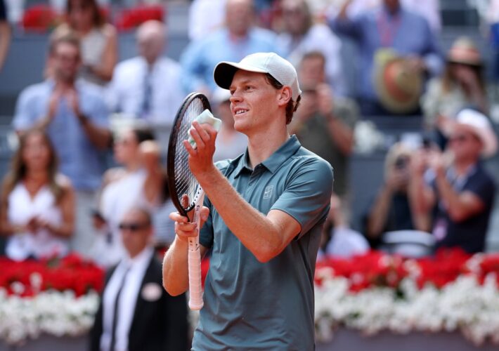 Jannik Sinner remains on course for Masters 1000 history after reaching Madrid Open final