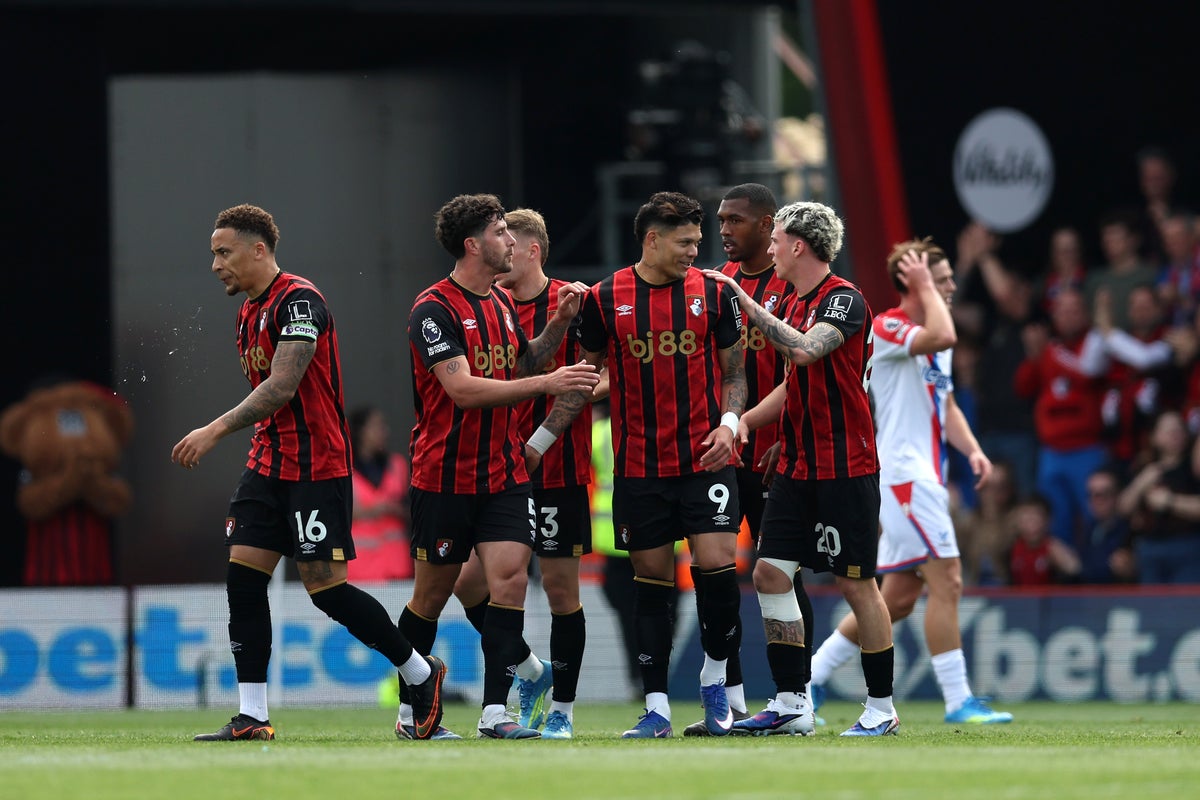 Bournemouth cruise past calamitous Crystal Palace to climb into Premier League’s top six