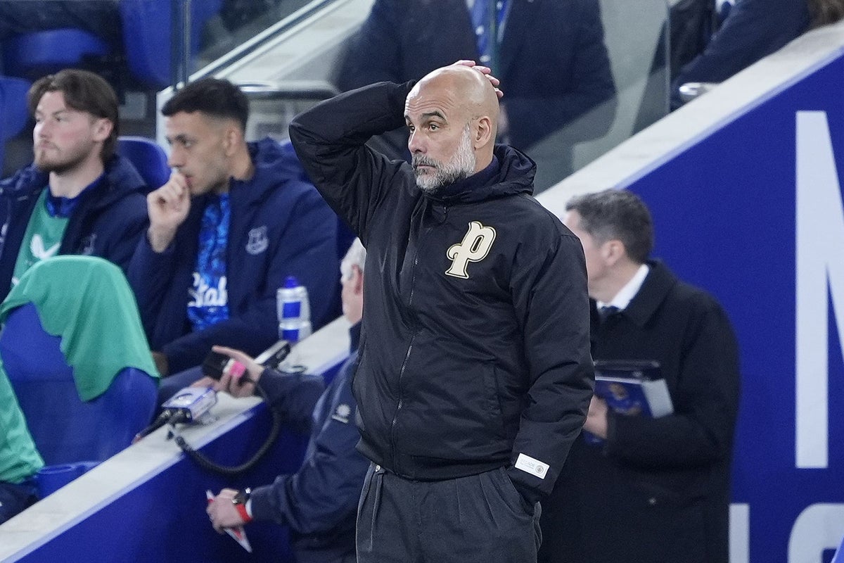 Pep Guardiola vows Man City will not let up in title fight despite Everton draw