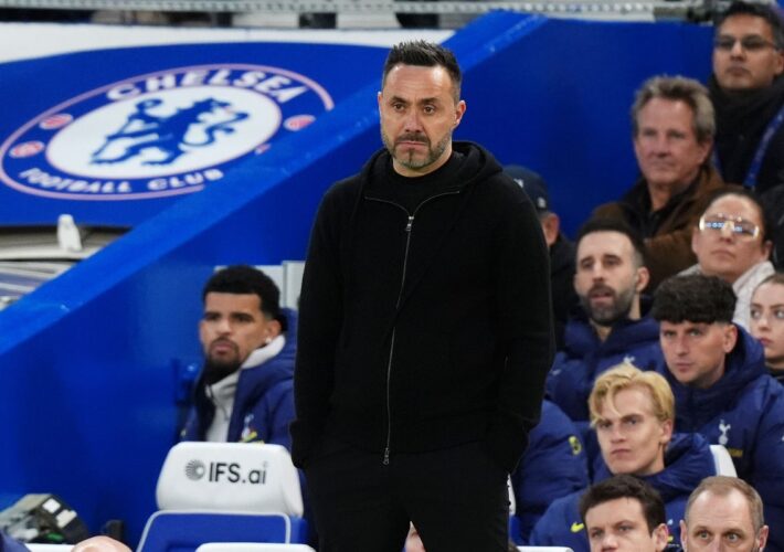 Roberto De Zerbi refused to be drawn on late penalty claim for Tottenham