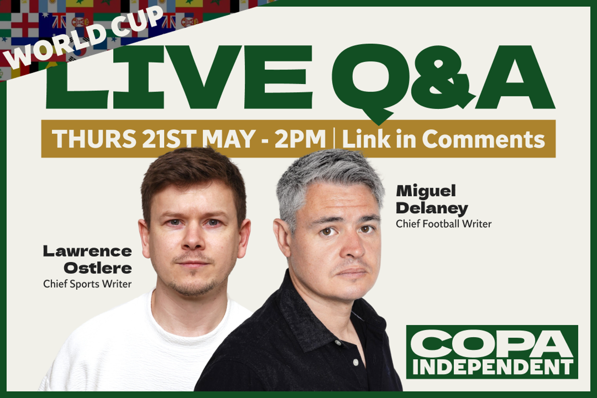 We’ve been covering football for almost 40 years – ask us anything about the 2026 World Cup