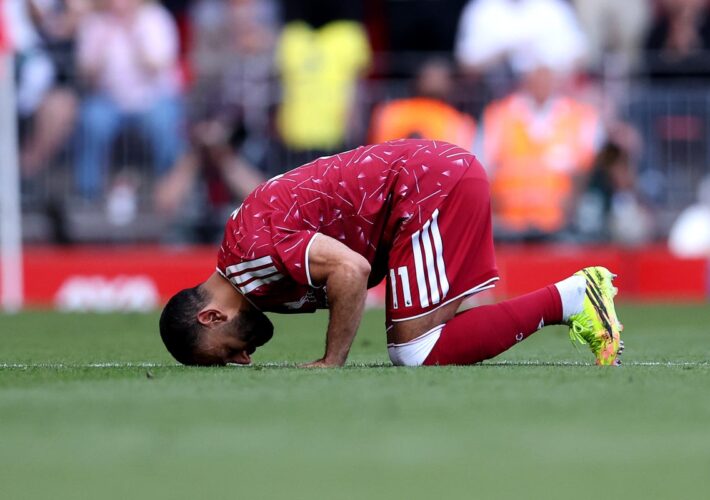 Mohamed Salah ends Liverpool career with an assist during Brentford draw