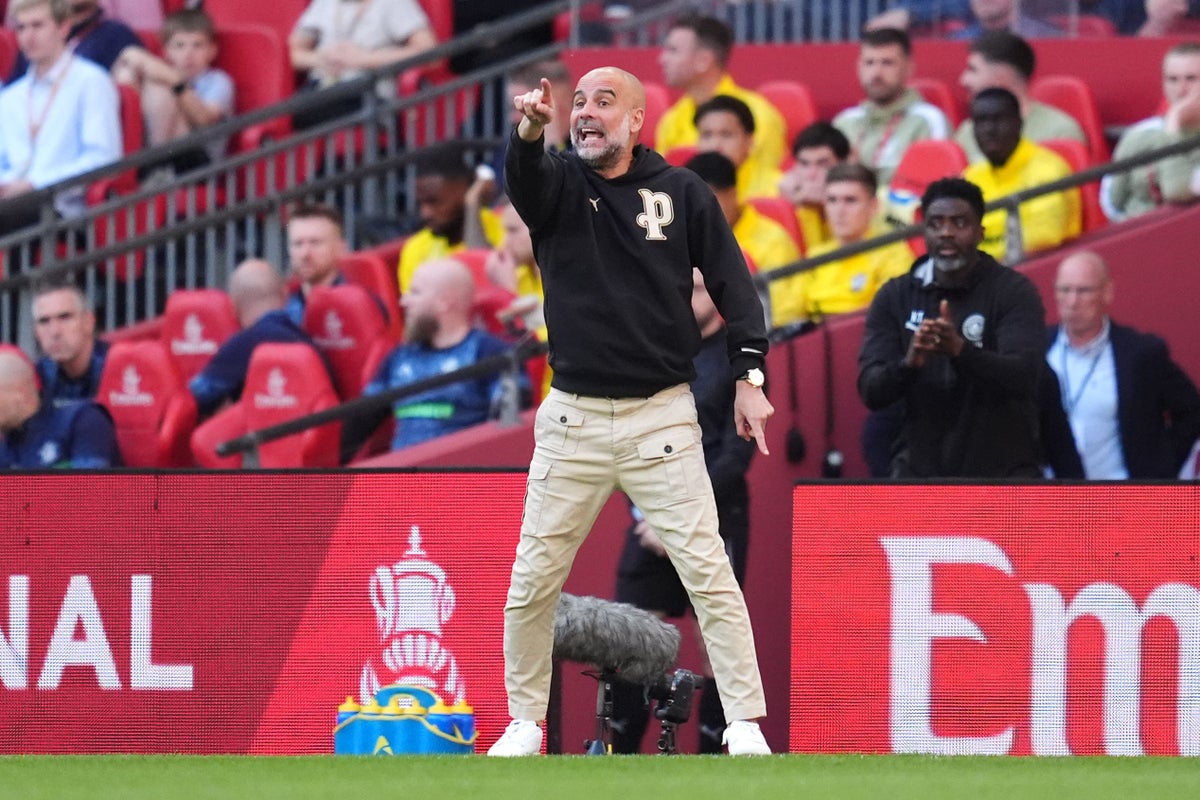 Wembley should ‘make a stand to Pep’ I have been there so often, jokes Guardiola