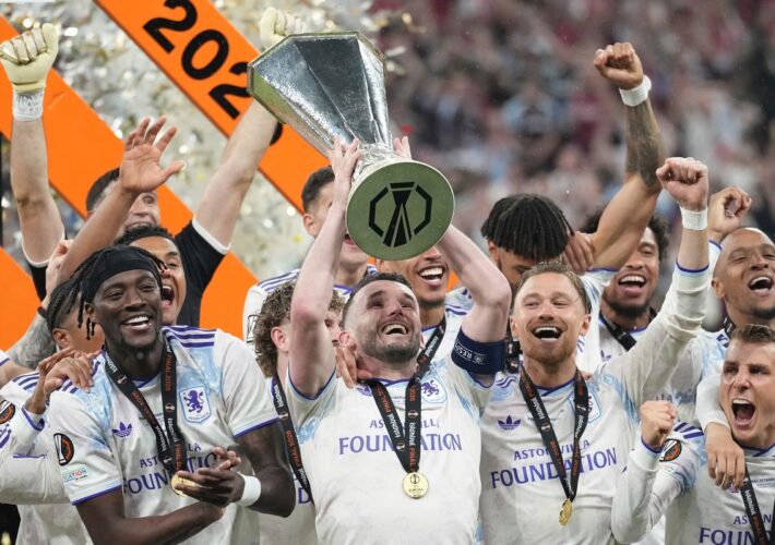 Aston Villa end decades long wait for major trophy with Europa League victory