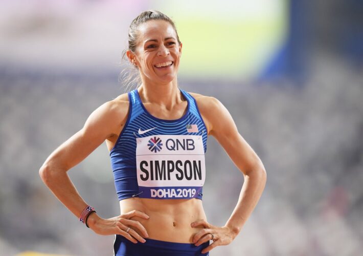 US Olympic medalist Jenny Simpson rushed to hospital after collapsing during North Carolina race
