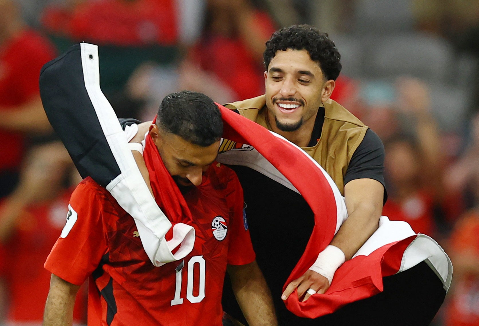 Mohamed Salah wildly celebrates on Vancouver streets after Egypt’s first ever World Cup win