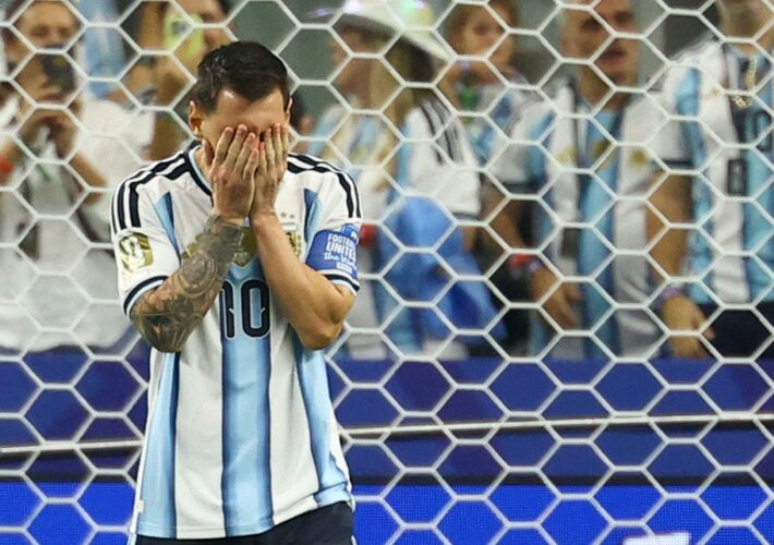 Lionel Messi breaks World Cup scoring record in Argentina v Austria