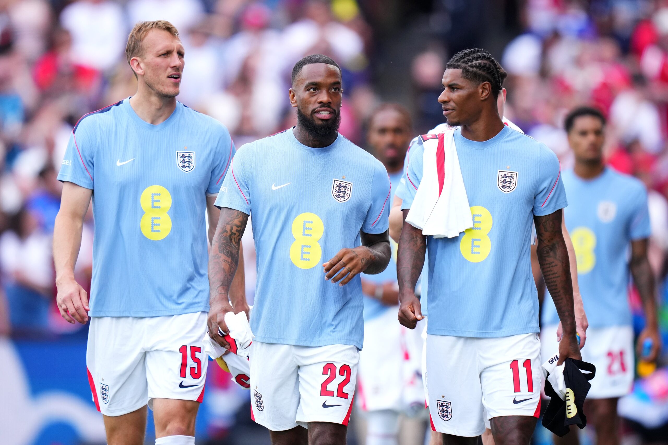 Who scored a hat-trick in England’s secret friendly and what was the result?