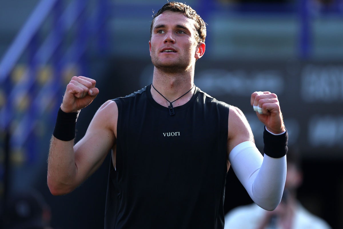 Jack Draper beats fellow Briton Jack Pinnington Jones to progress at Eastbourne