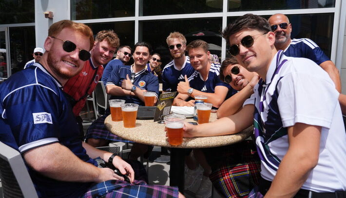 Boston pubs struggle to cope as 20,000 Scotland fans ‘party locals under the table’