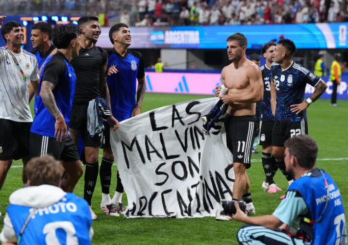 Fifa open disciplinary case against Argentina FA over Falklands banner and other incidents