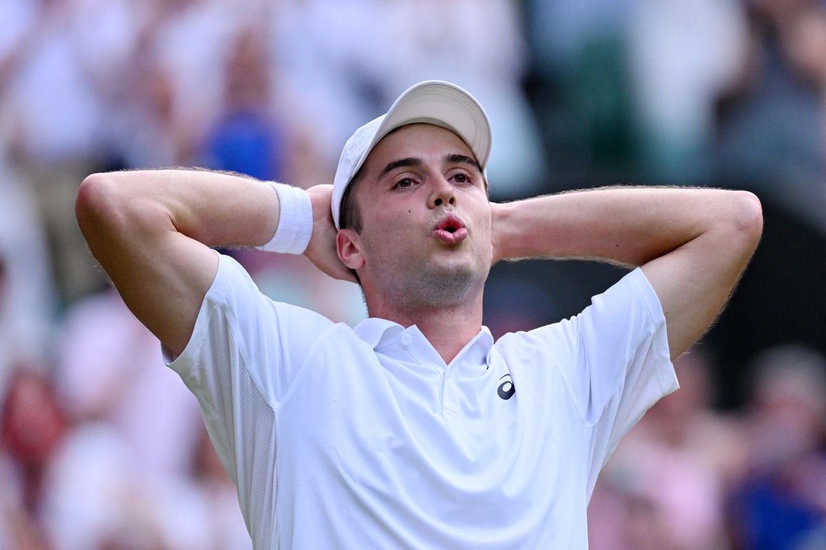 British wildcard Arthur Fery roars into Wimbledon quarter-finals as a new star is born