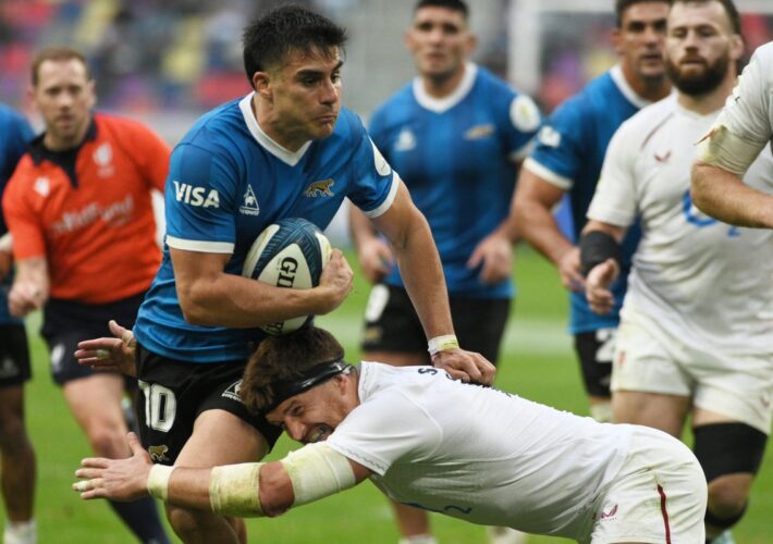 Argentina player could face ban for abusing match officials at end of England game