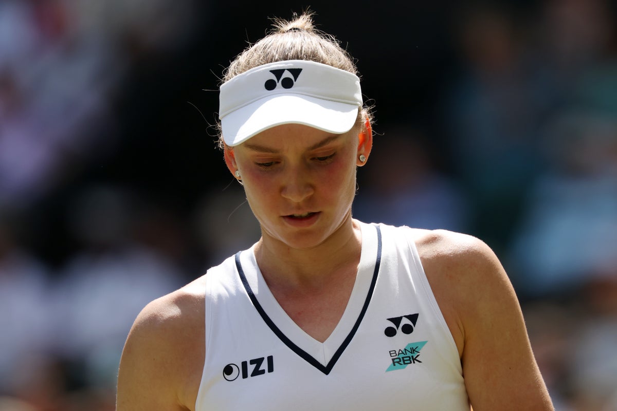 Former champion Elena Rybakina knocked out of Wimbledon in third-round upset