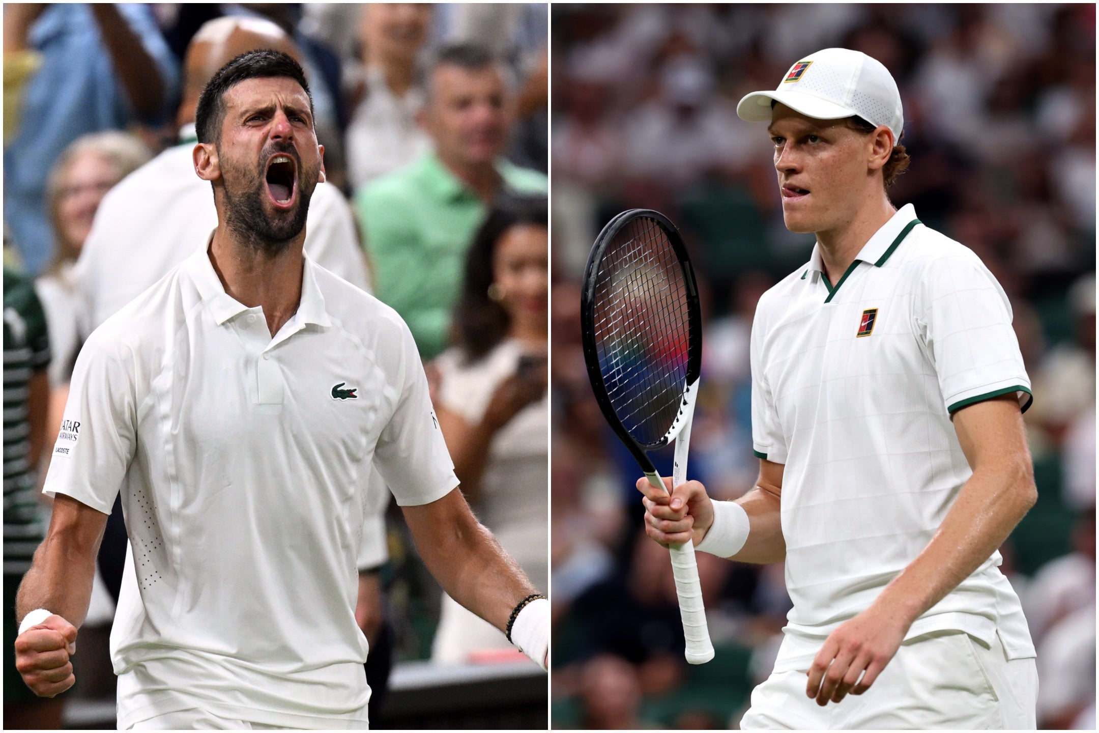 Novak Djokovic v Jannik Sinner start time: When is blockbuster Wimbledon semi-final?