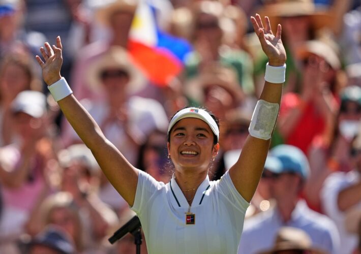 Alexandra Eala stuns Wimbledon champion Iga Swiatek to make more history for the Philippines