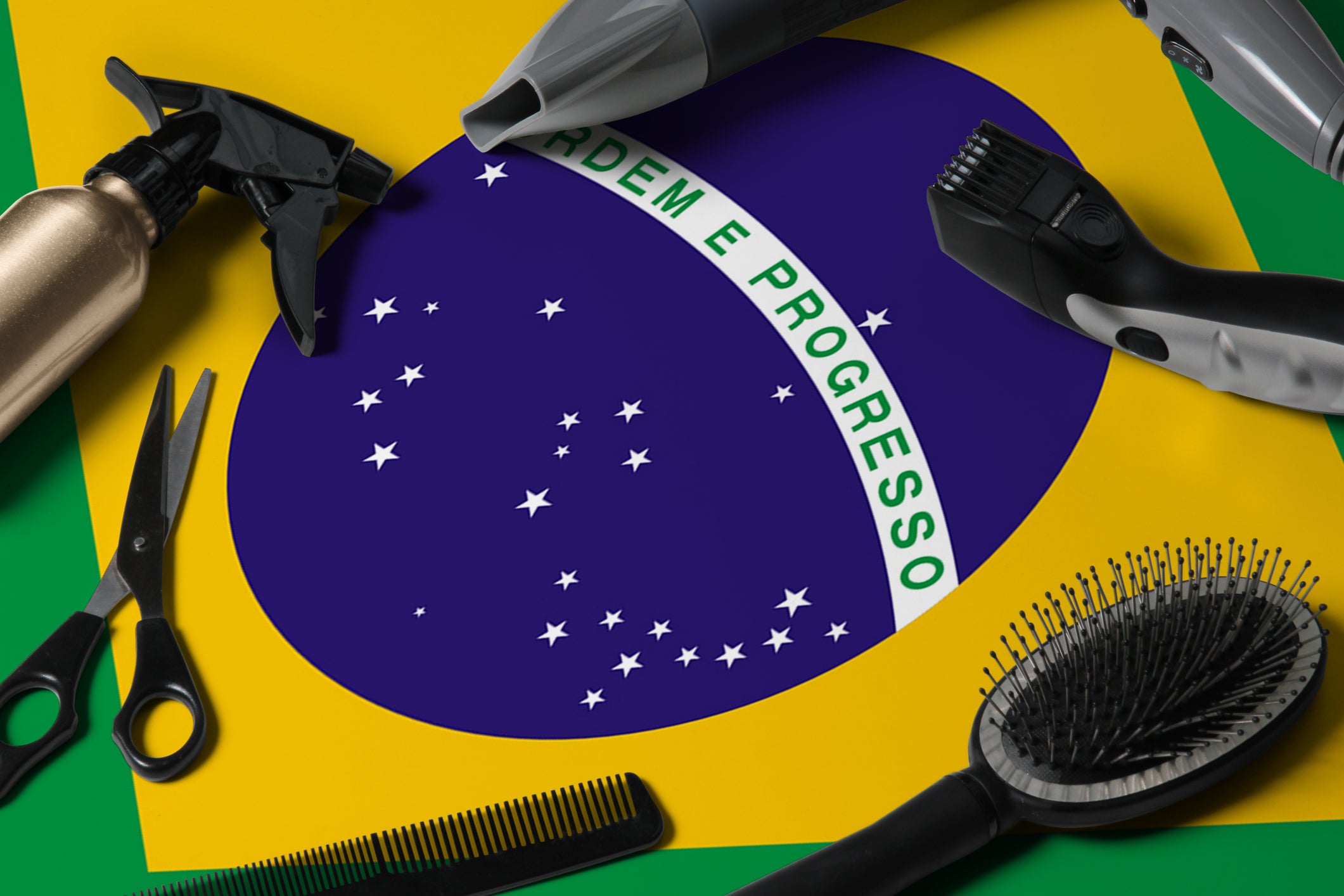 The unique haircut has become a major hit with fans during the World Cup