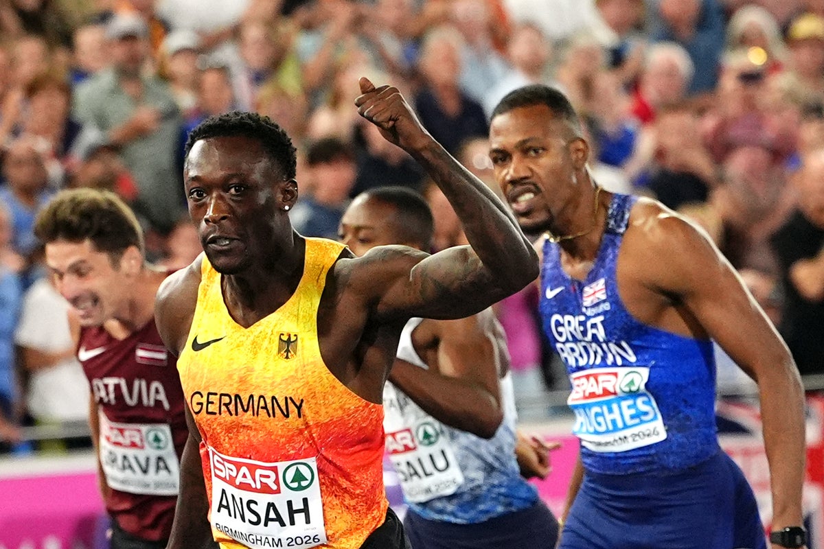 Zharnel Hughes beaten to 200m gold by athlete under anti-doping investigation