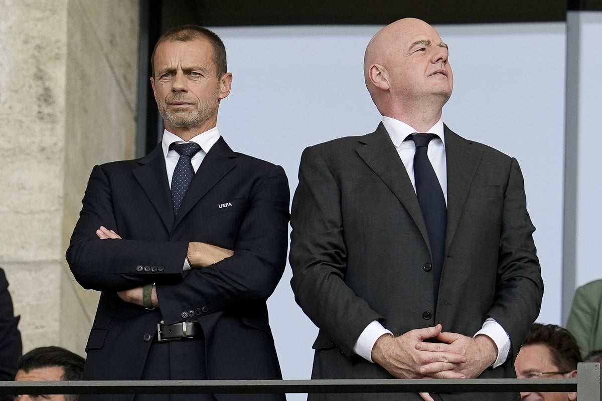 Uefa boss Aleksander Ceferin rules out challenging Gianni Infantino for Fifa presidency