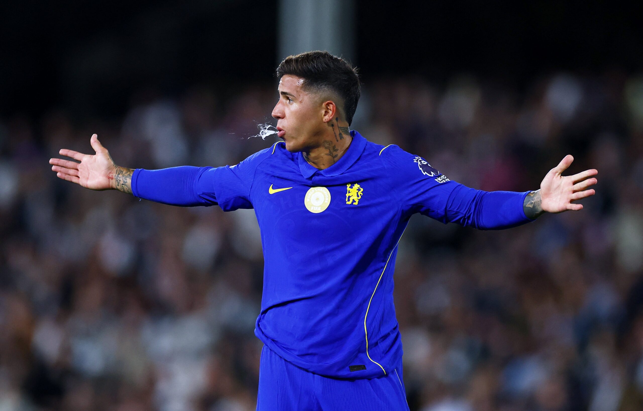 Chelsea's Enzo Fernandez has been linked with Man City ahead of the transfer deadline