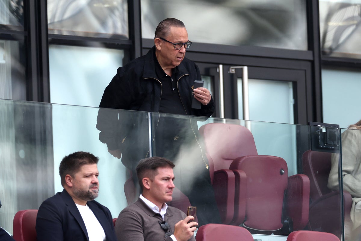 David Sullivan attends West Ham v Portsmouth after ignoring advice