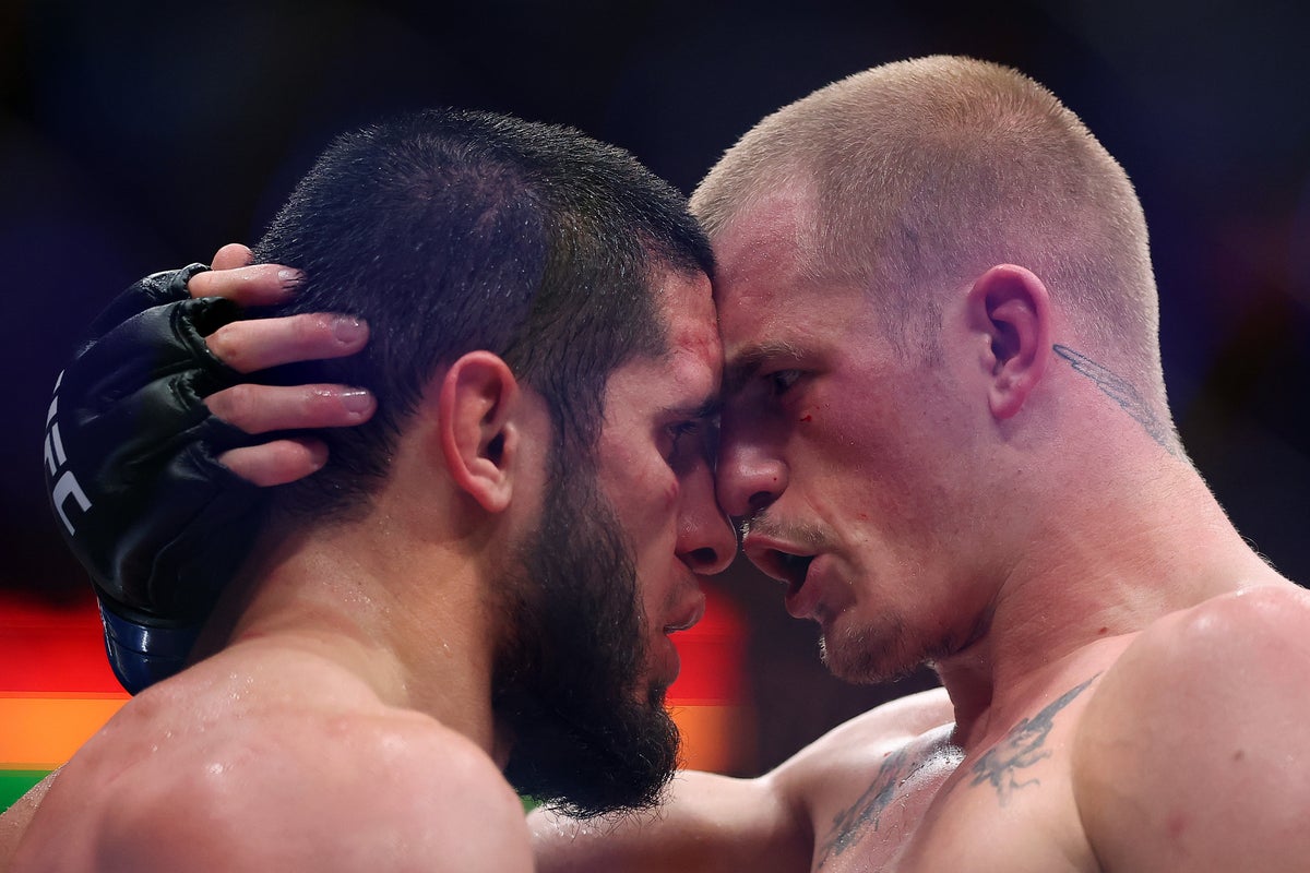 Islam Makhachev shatters major UFC record with win over Ian Machado Garry in tense title clash