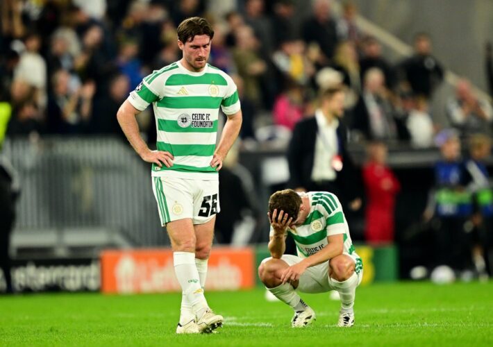 Celtic let four-goal lead slip to crash out of Champions League in stunning collapse