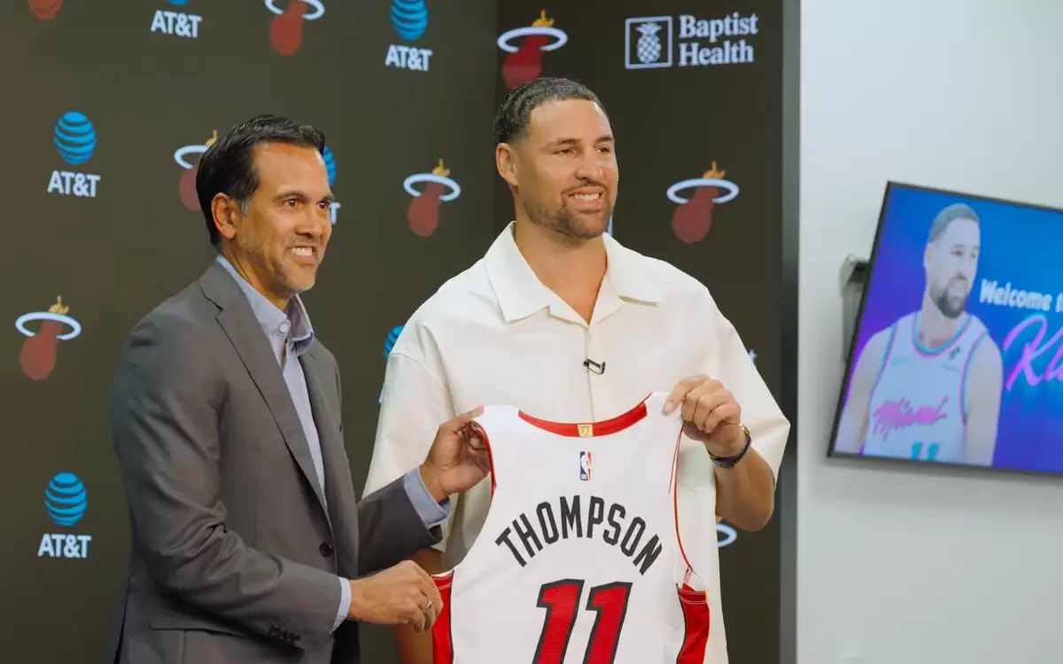 Draymond Green weighs in on Klay Thompson joining Miami