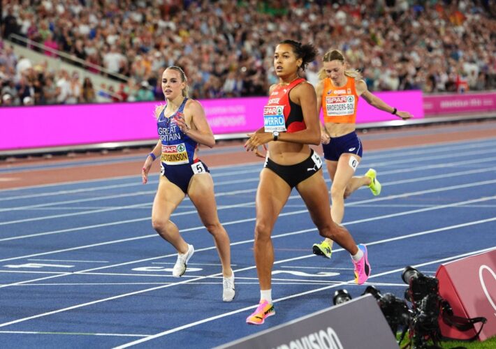 Keely Hodgkinson reflective after losing European 800m crown to Audrey Werro