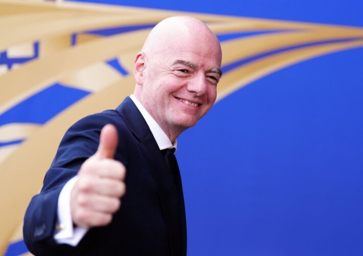 Gianni Infantino apologises for ‘mistakes’ over World Cup sell-off plan but retains Fifa support