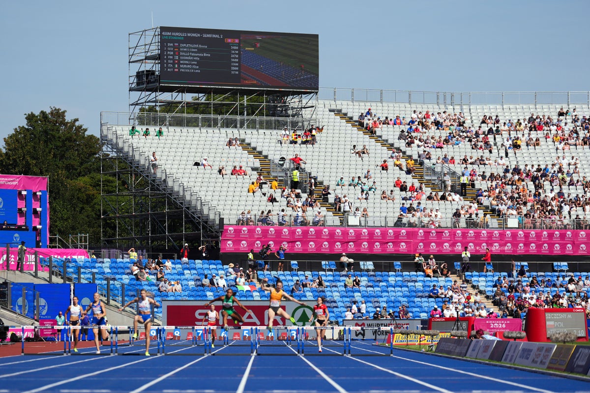 Paula Radcliffe calls empty stands at European Athletics Championships ‘a shame’