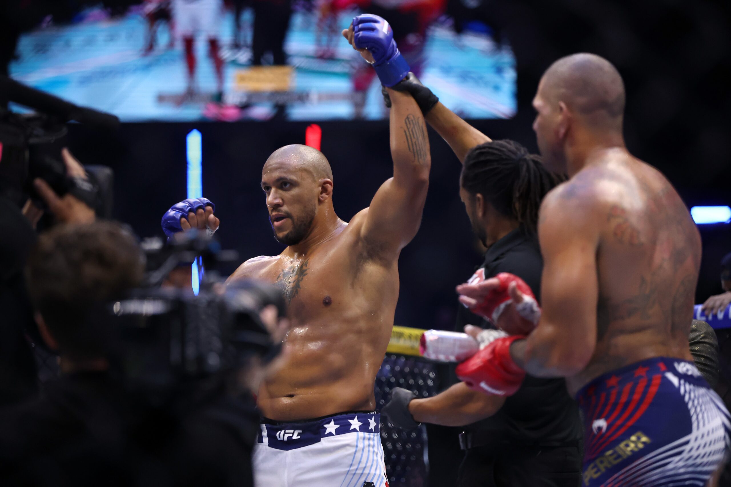 Ciryl Gane won the interim title at the White House in June