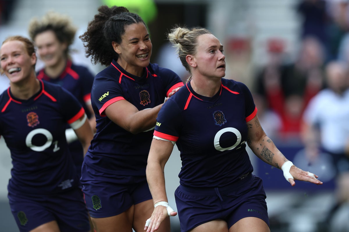 Red Roses overcome rare half-time deficit to blow away Australia in WXV Global Series opener